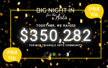 Big Night In for The Arts – Thank YOU!