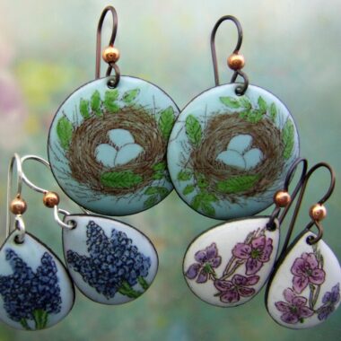 Gilded Lily Glass: whimsical enamel and glass jewelry