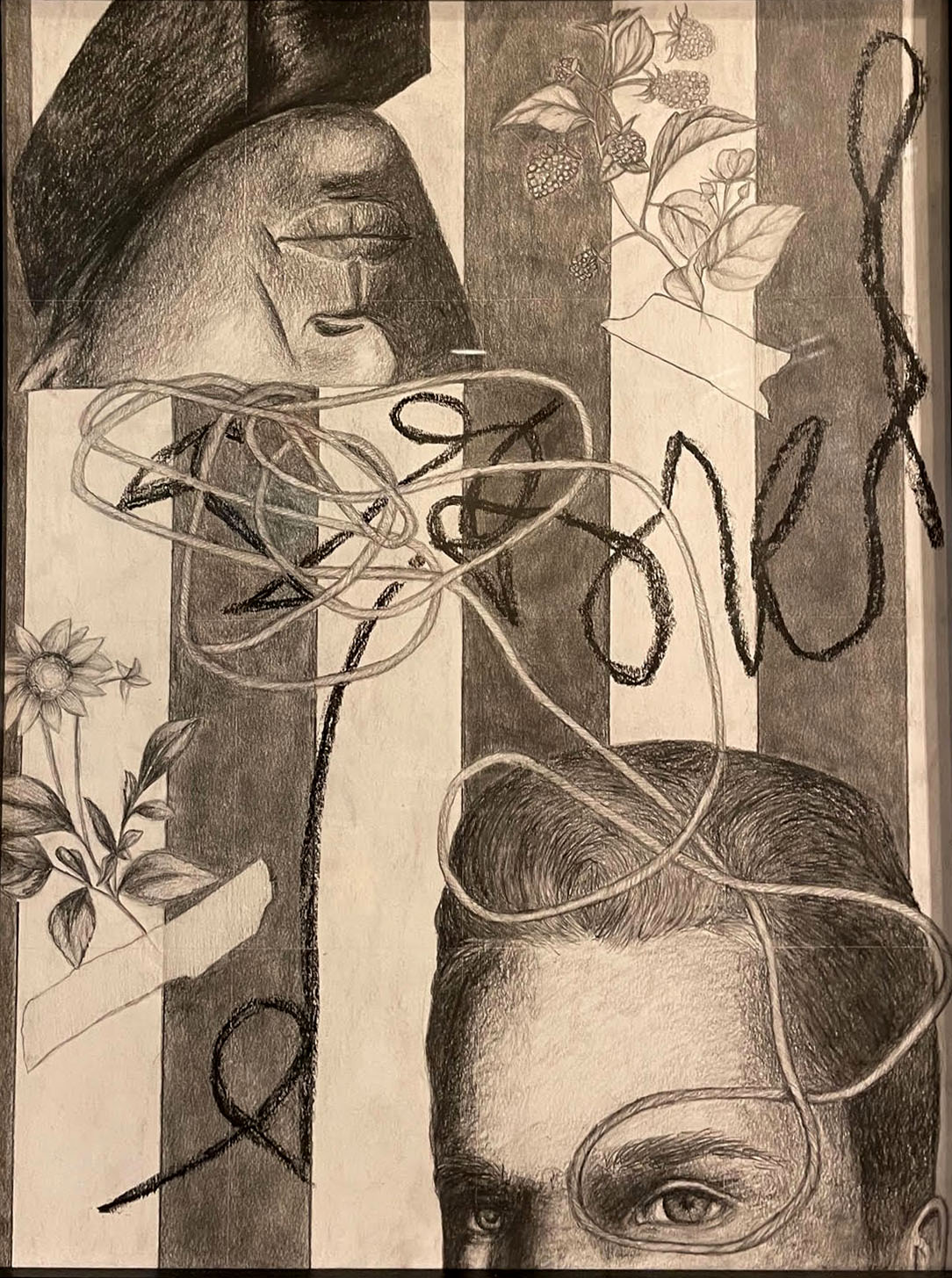 Disconnected Self - Kate Gunther - Graphite on paper