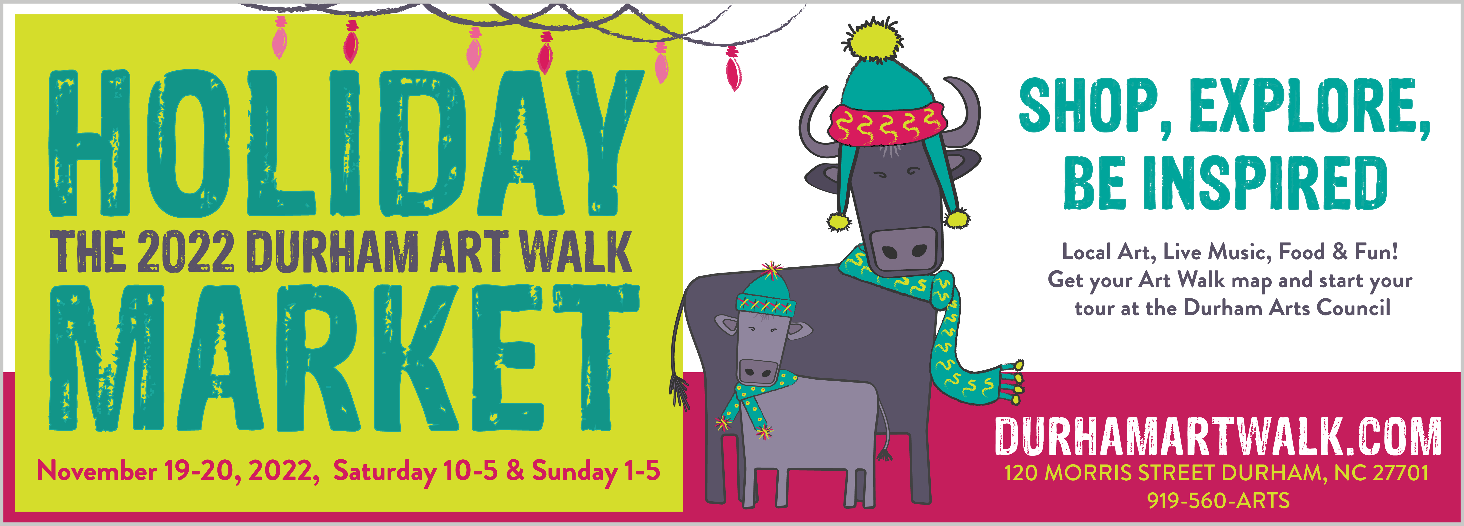 Durham Art Walk Holiday Market 2022