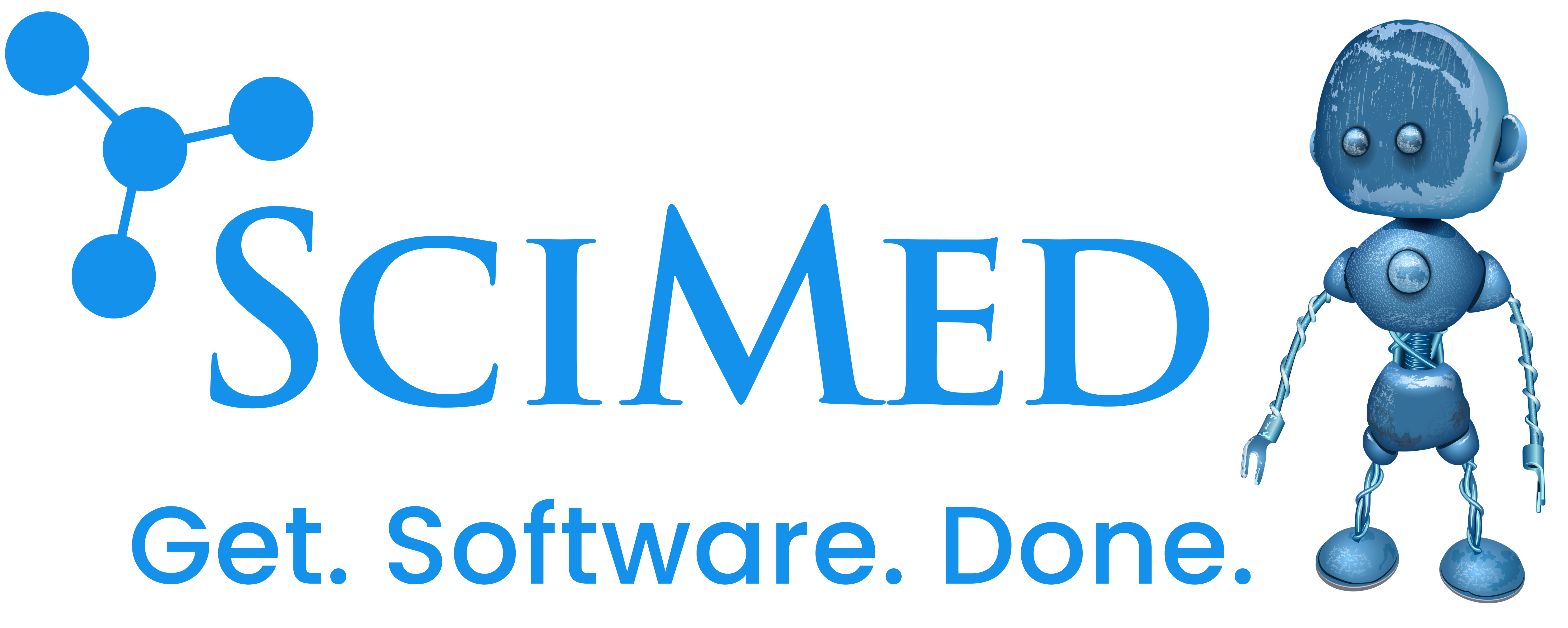 SciMed is dedicated to creating innovative products for biomedical startups and life science companies. Since 2003, SciMed has empowered founders, executives, researchers, and project teams by leveraging efficient software designs. Whether a customer needs quick advice or long-term support, SciMed works on problems of all sizes. See more at scimed.io. See SciMed's robot art collection in the windows at 327-329 W Main.