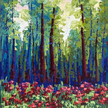 acrylic palette knife paintings