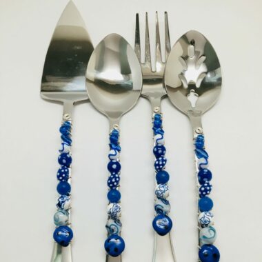 Serve with Verve: beaded serving utensils & coffee scoops